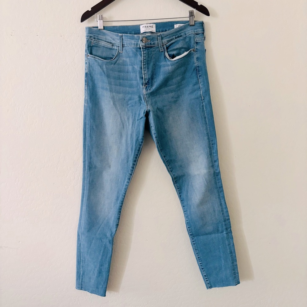 Frame Le High Skinny Denim Women's Blue Jeans‎ Size 32